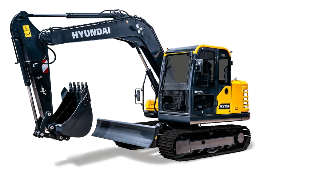 Mini exabadora hyundau hx