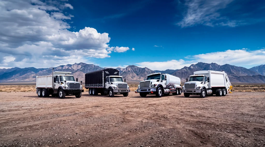 Camión HV607 International con eje tándem Meritor